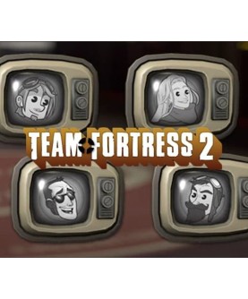 Team Fortress 2 Badges - Duncan s Kindhearted Kisser, Hannah s Altruistic Aspect, Sips Selfless Simulacrum and Sjin s Generous G